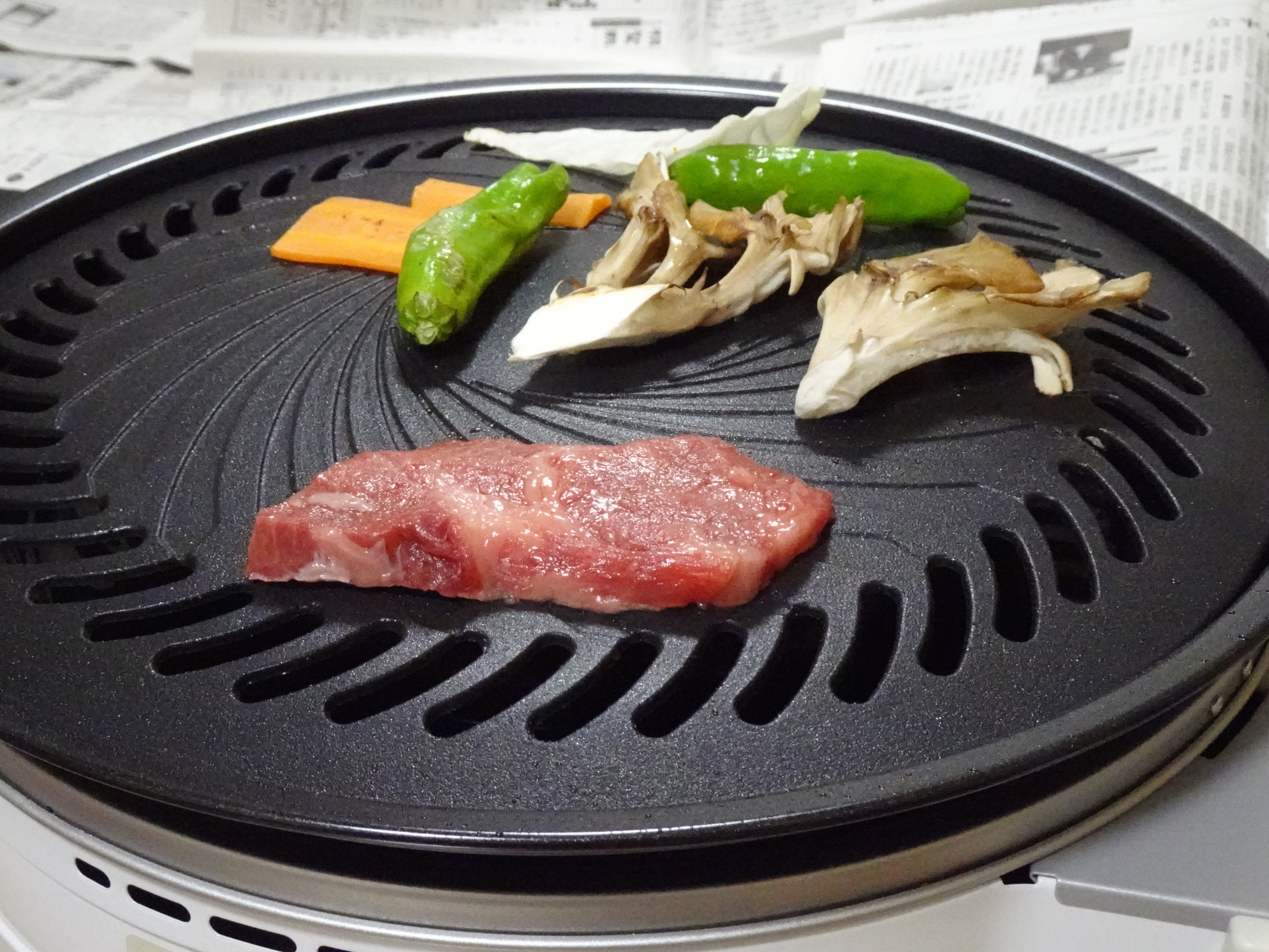 イワタニ カセットフー ビストロの達人IIIで焼肉をした - blog