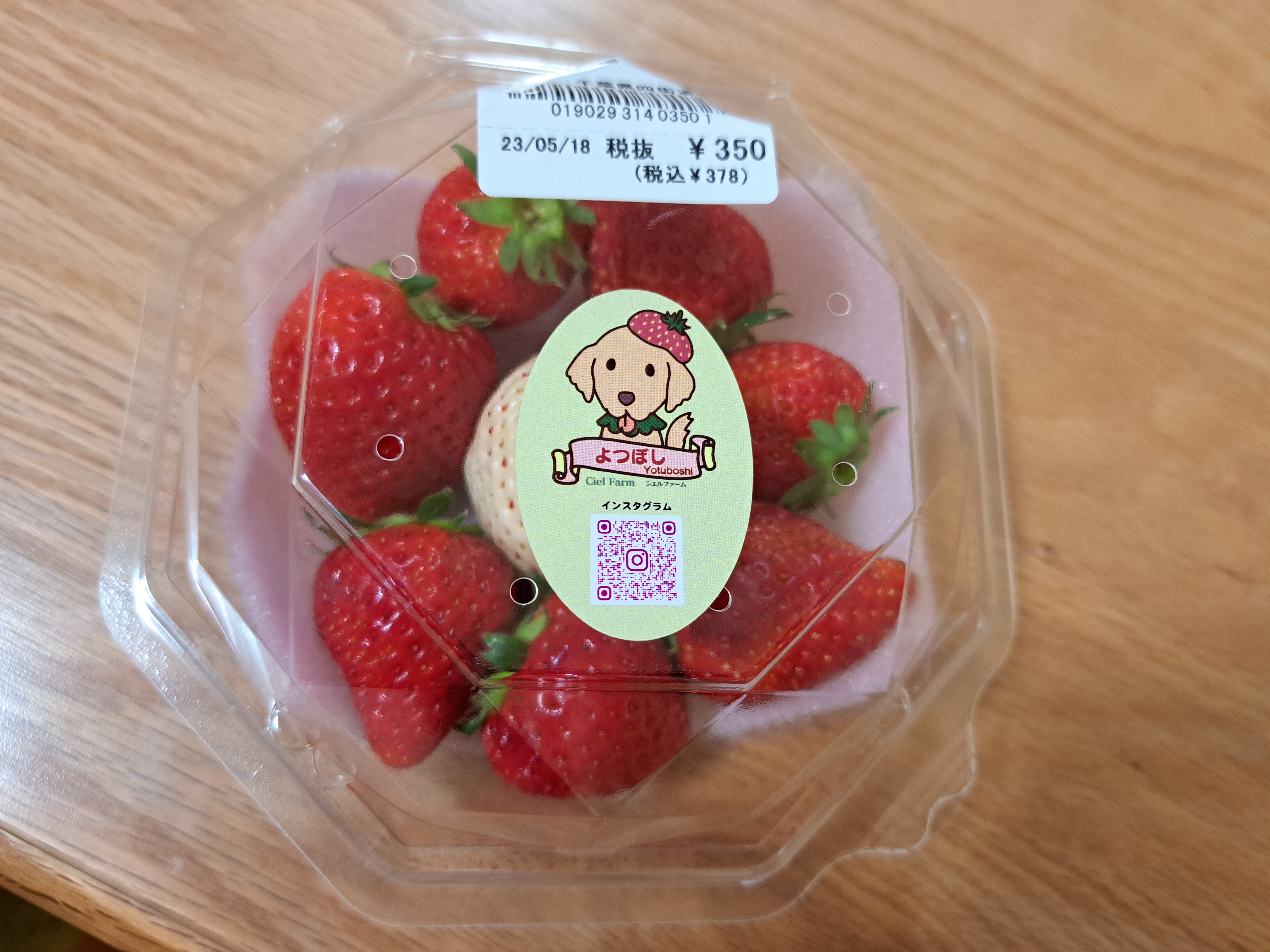 いちごの品種「よつぼし」を食べた - blog-RuinDig