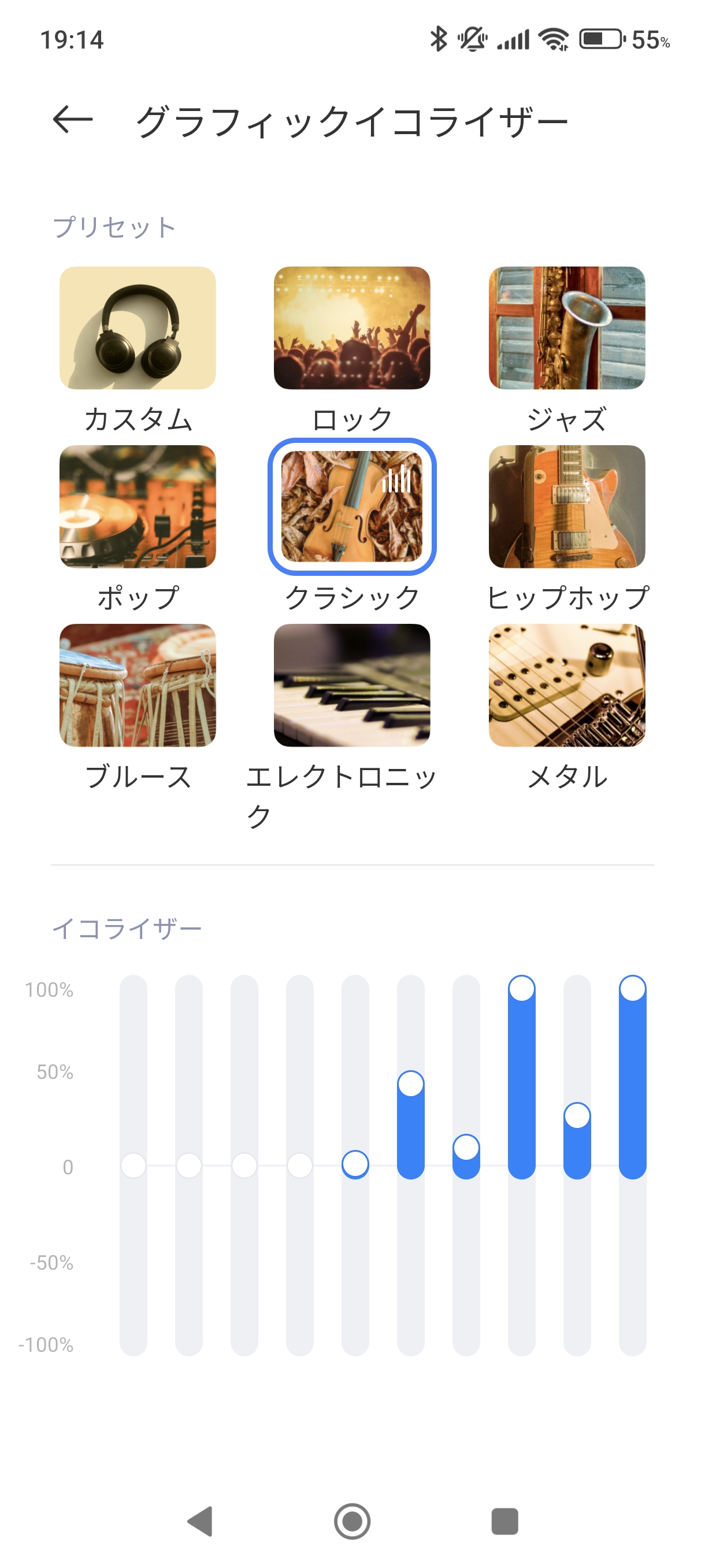 グラフィックイコライザーのクラシック