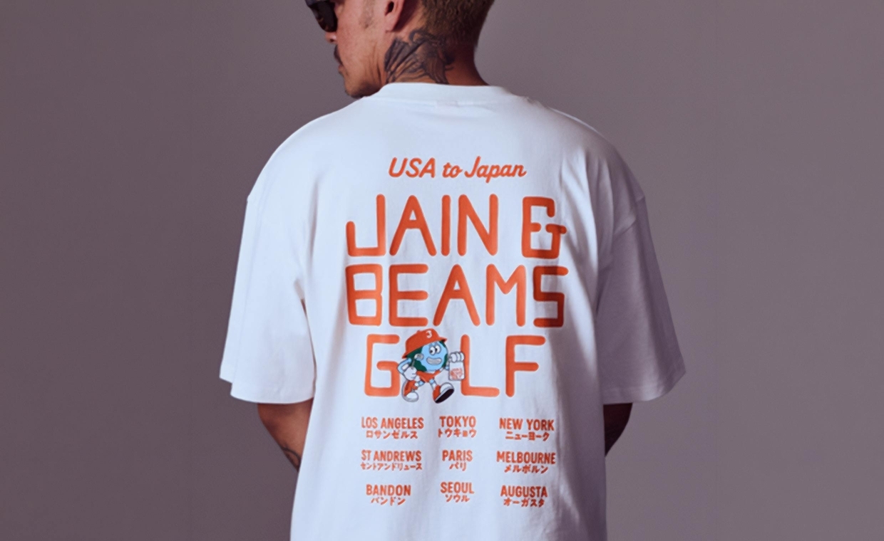 BEAMS GOLF×Jain Golf 描き下ろしグラフィックの別注コレクション発売