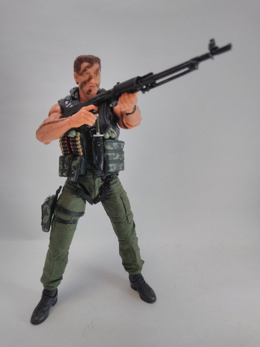 NECA コマンドー 　30周年　フィギュア　ジョン・メイトリックス ネカ コマンドー 30周年記念 7インチ アクションフィギュア