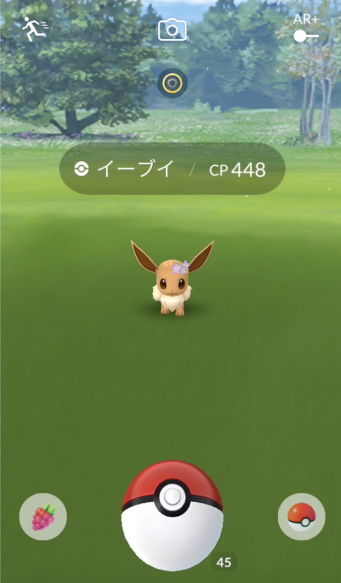 ポケモンgo 大発見の報酬の花飾りイーブイ 色違いを追いかける ルル S Game Labo