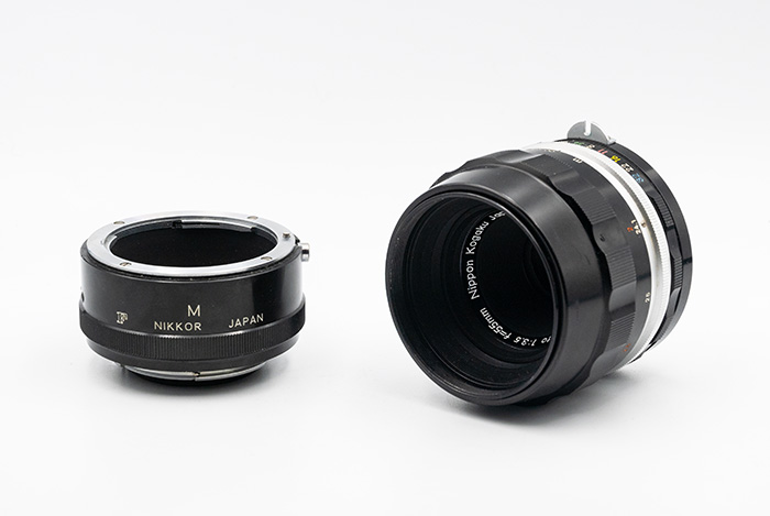 ヤフオクでMicro Nikkor Auto 55mm F3.5＋接写リングM & E2を購入 - 鉄