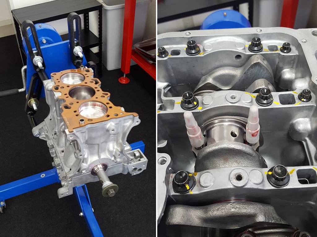 RB26エンジンオーバーホール_腰下組み付け RB26エンジンオーバーホール_腰下組み付け