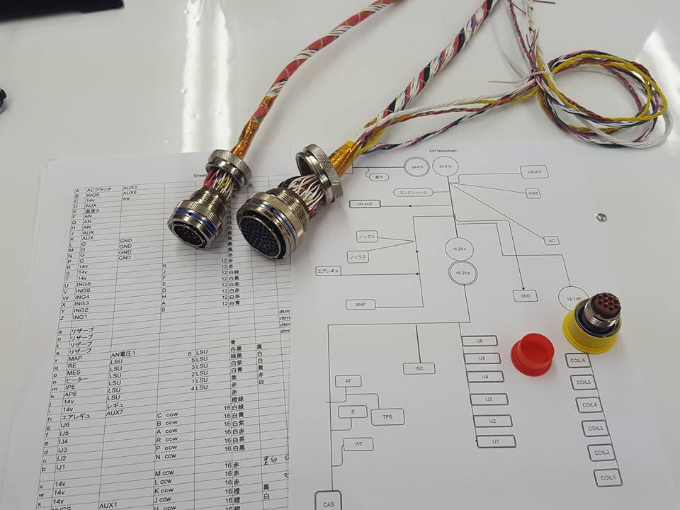 RB25ハーネス製作2