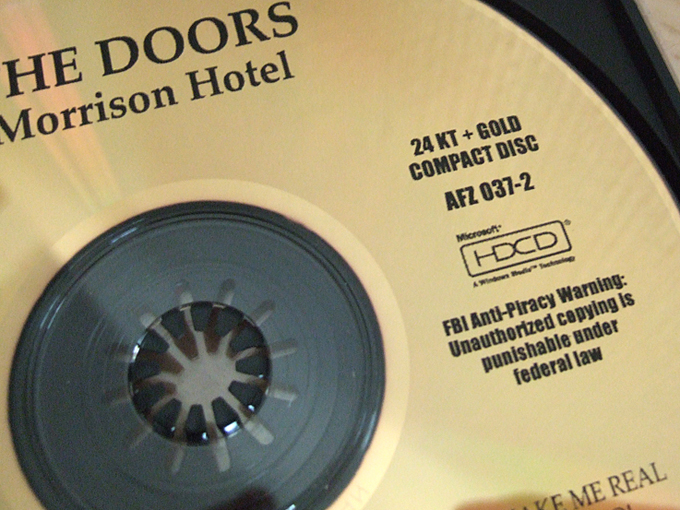 Doors：マスター修正盤到着（Morrison Hotel 24k Gold CD） - No Code 