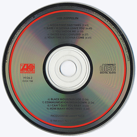 40周年！ Led Zeppelin I CDの問題と音質比べ - No Code (2nd edition)