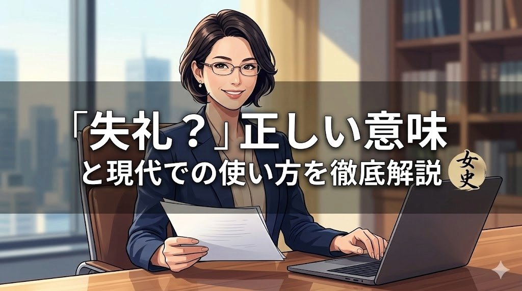 女史という敬称は失礼?正しい意味と現代での使い方を徹底解説 - 笑顔で行こう