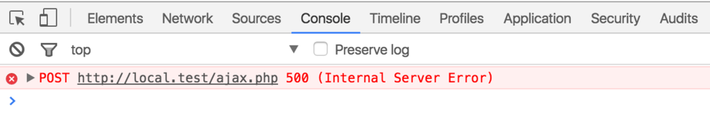 Ajaxのエラー 500 Internal Server Error の解決方法 バカンス駆動開発