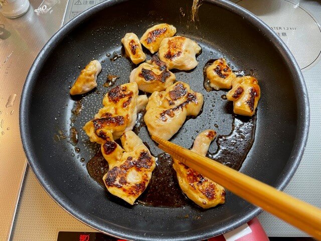 鶏マヨ照焼きができました。