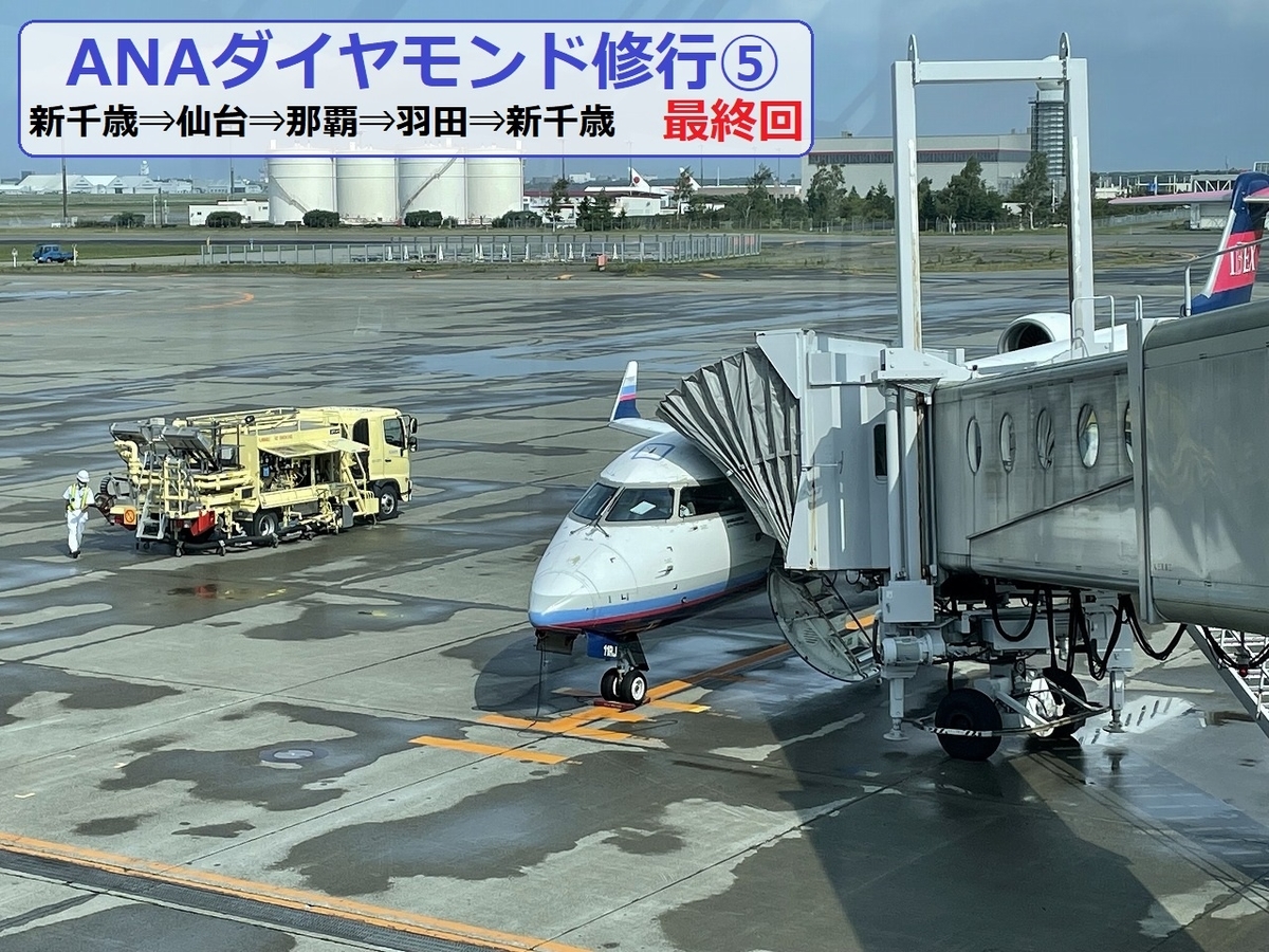 Anaダイヤモンド修行 最終回 新千歳 仙台 牛タン 那覇 羽田 新千歳 4レグ Sapporoベースでマイレージ旅行