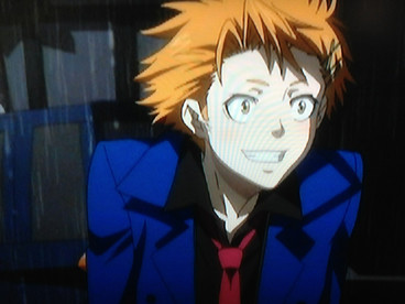 Psycho Pass 1 犯罪係数 画面に向かって空中元彌 チョップ
