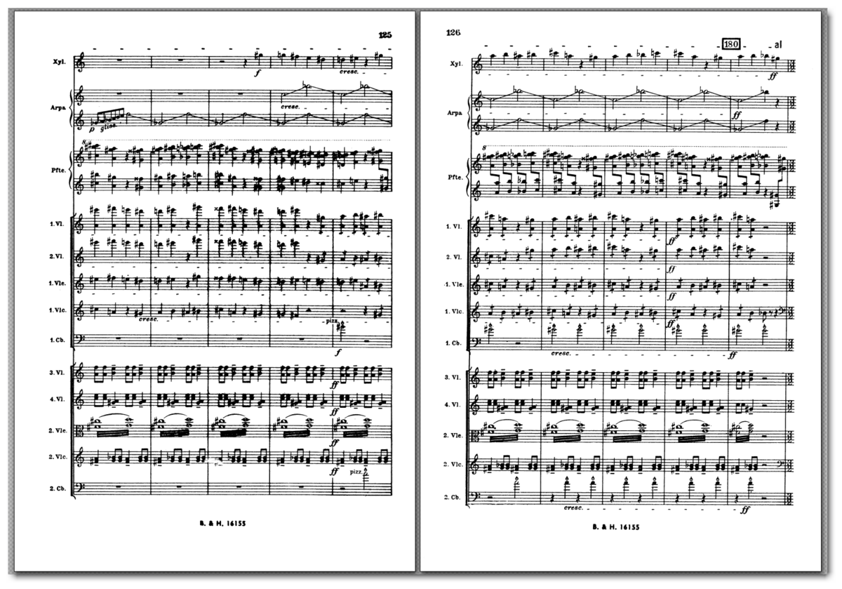 バルトーク『弦楽器と打楽器とチェレスタのための音楽』第4楽章を金管8 