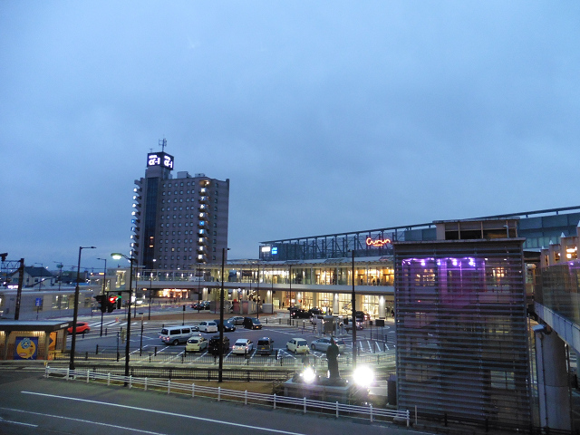 高岡駅遠景（2016.01.17）