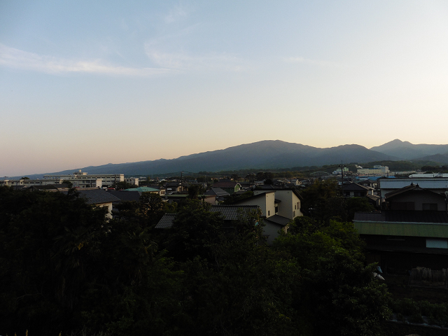 東山北駅からの眺め