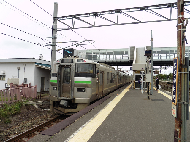 沼ノ端駅１番線（苫小牧方面）