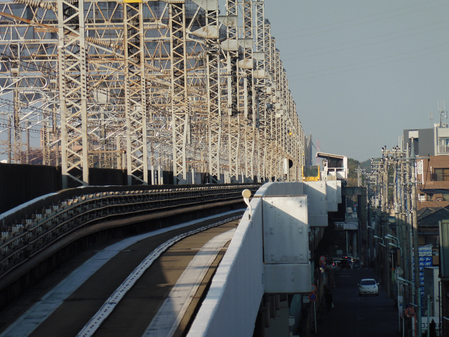 今羽駅ホームから見た吉野原駅