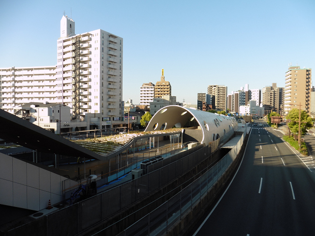 新白島駅外観（広島高速交通）