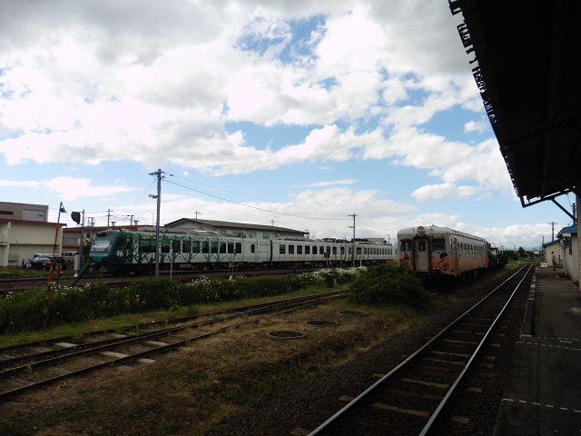 津軽五所川原駅ホーム（北側）