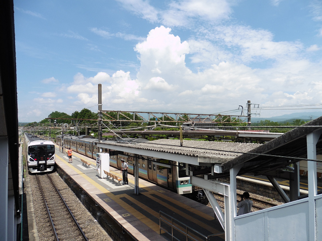 日野春駅ホーム