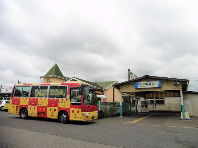 西川田駅外観