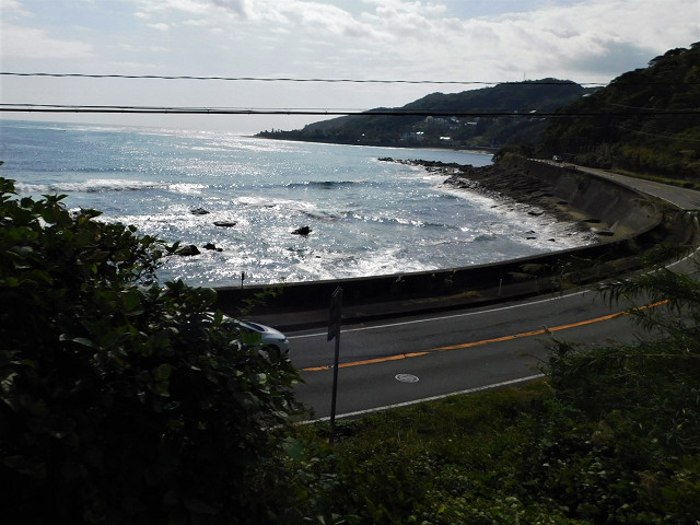 伊比井～小内海の車窓