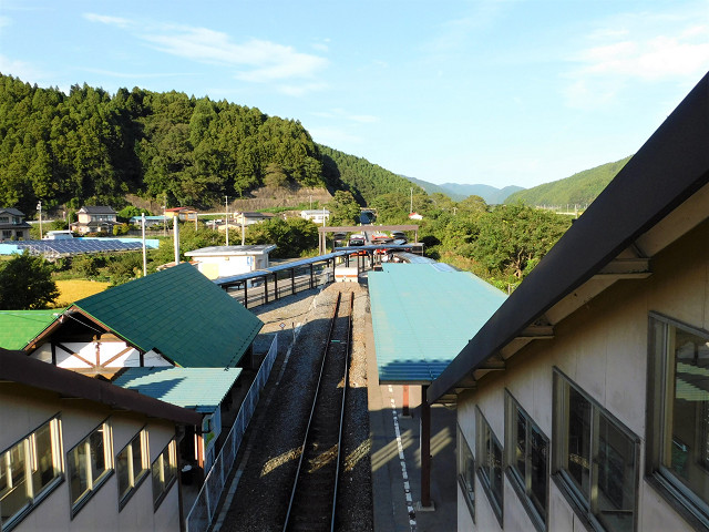 柳津駅１番線