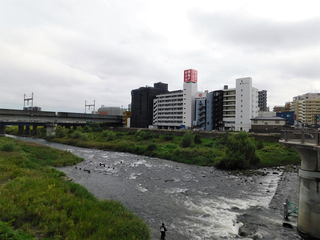 広瀬橋からの眺め