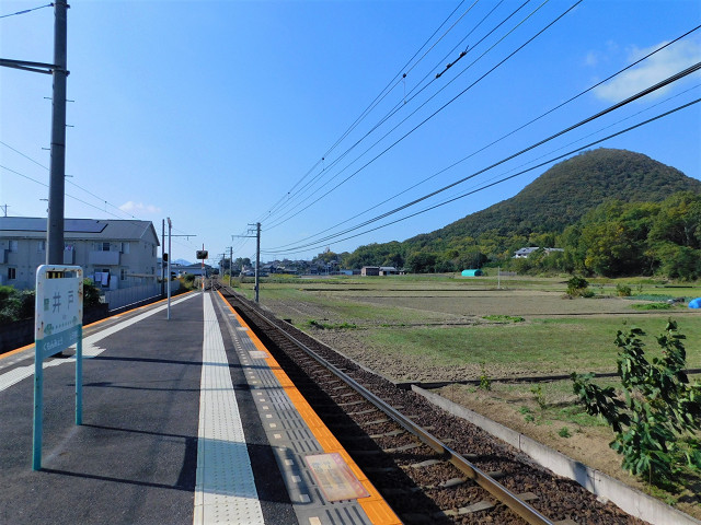 井戸駅ホーム