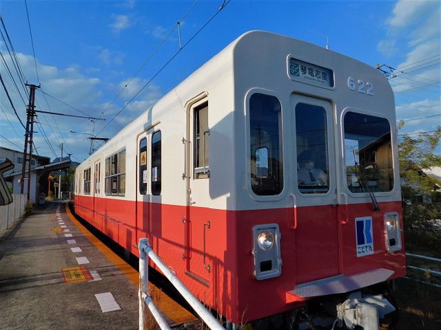 琴電志度行き普通列車（房前15：50発）