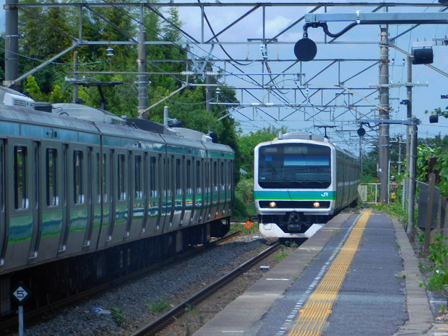 成田行き普通列車（下総松崎11：20着）