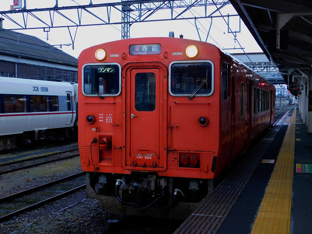 寺前行き普通列車（豊岡8：47発）