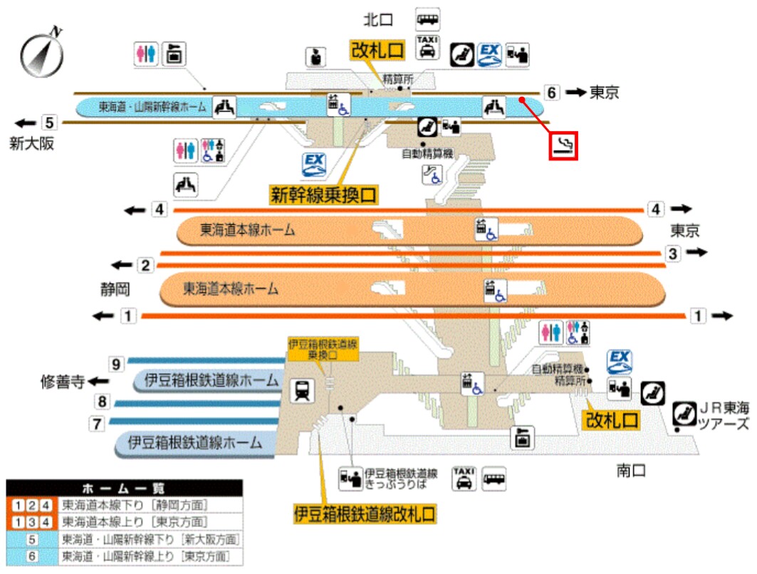 三島 駅 構内 図