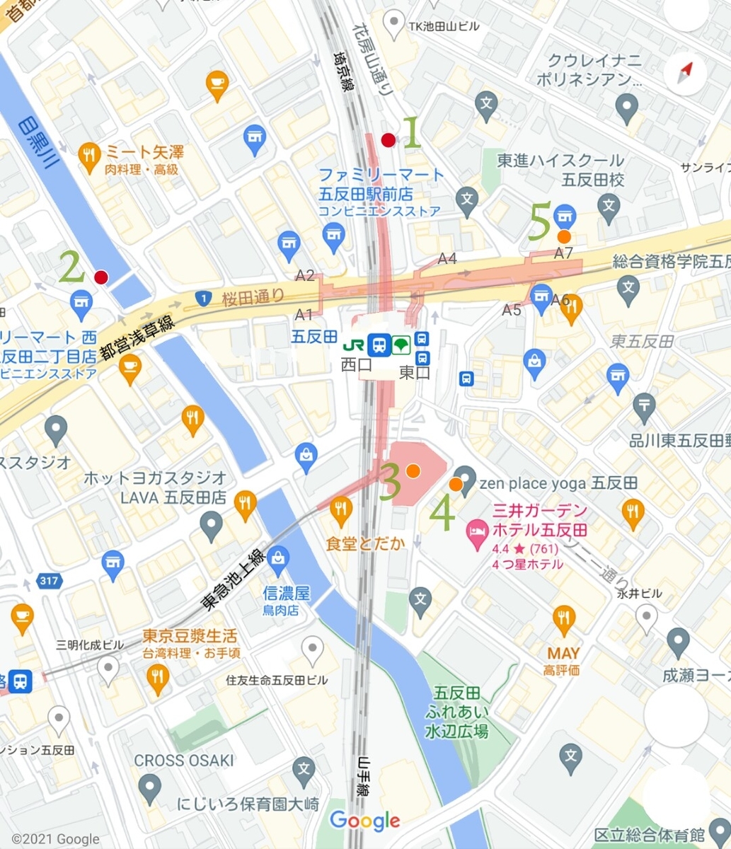 五反田 google map – 東五反田 地図 – GUDYTA