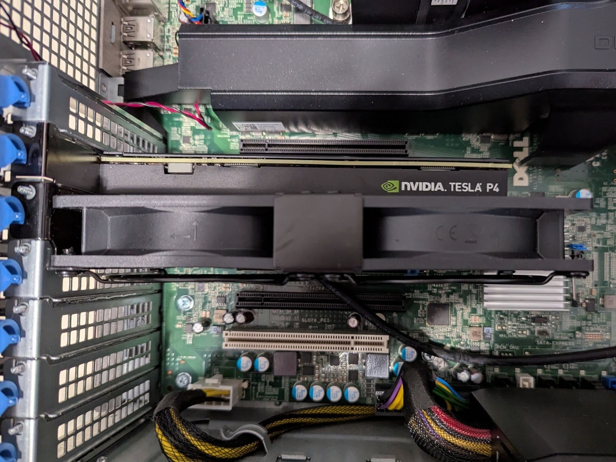 NVIDIA Tesla P4を一般的なPCで使う方法 - 計算機の園