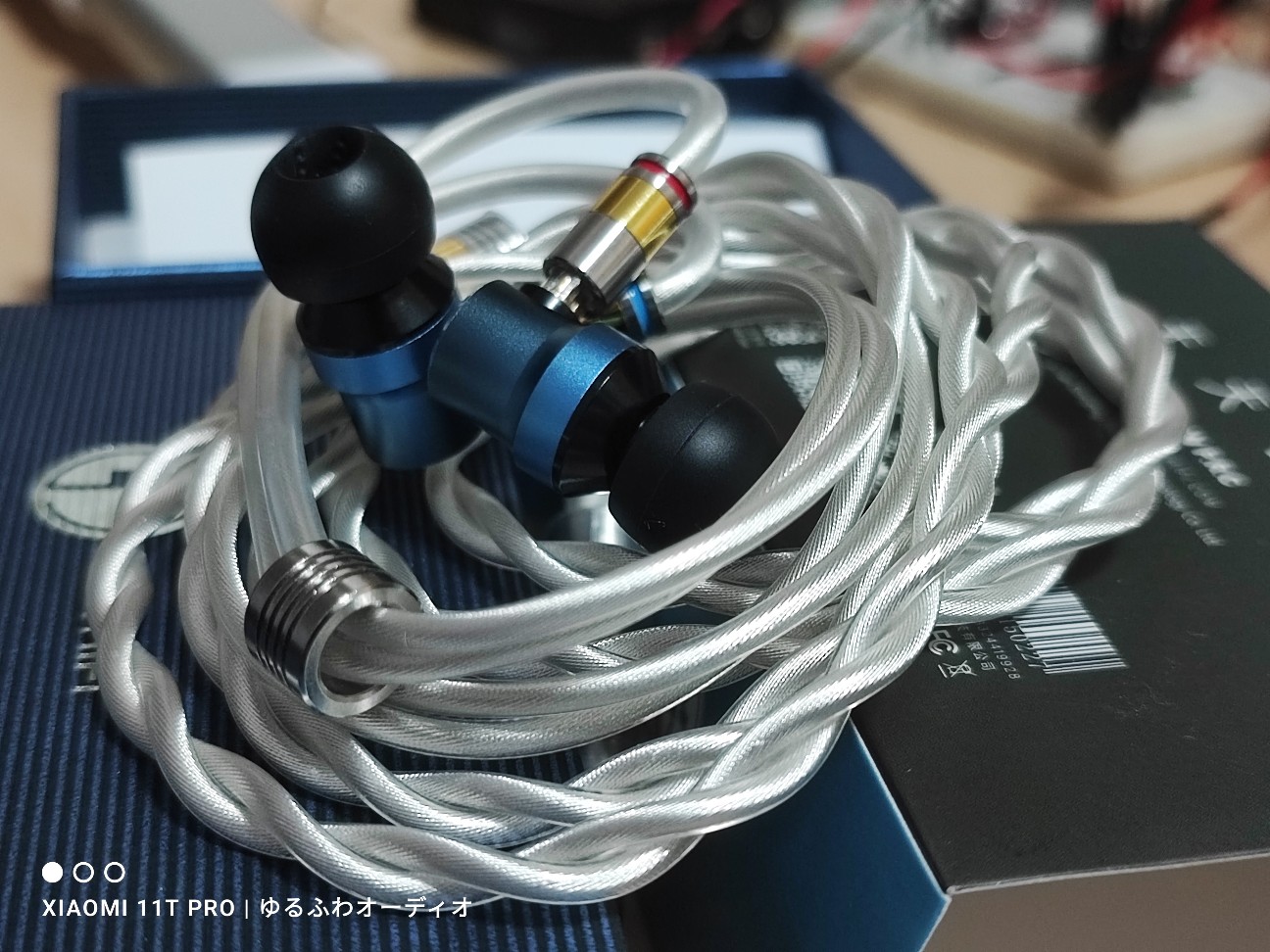 IEMケーブル ST-Zero(3) 2Pin/3.5mm3極/青 【公式通販】