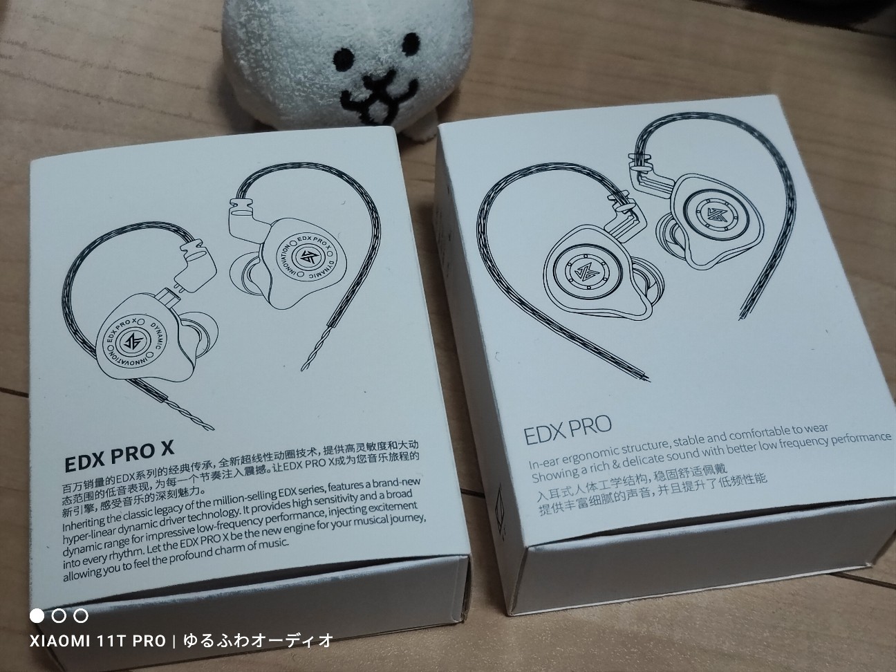 ファーストインプレ：KZ EDX PRO X リケーブル優勝(>_<)EDX PROから