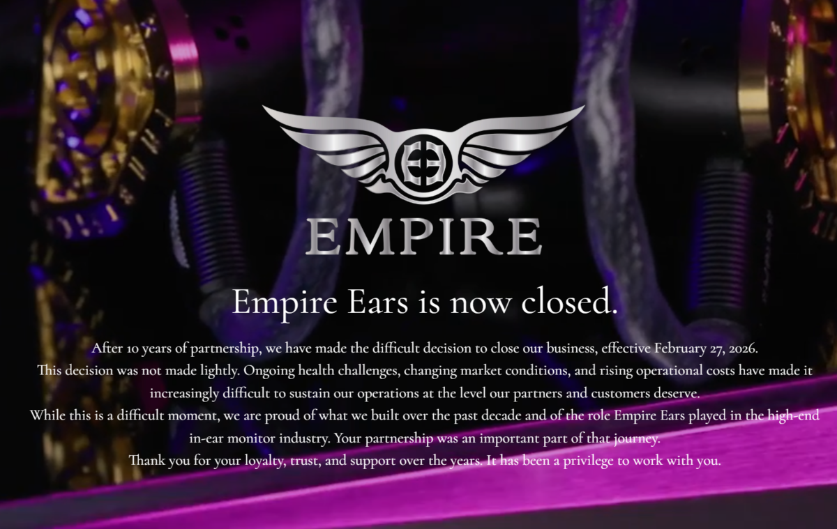 雑記:Empire Ears の終了、そして… - ゆるふわオーディオ日記(blog) 雑記:Empire Ears の終了、そして… - ゆるふわオーディオ日記(blog)