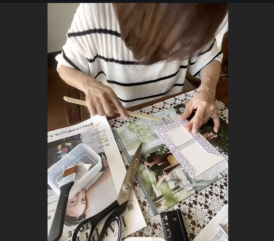 カルトナージュ　カルトナージュ教室　大阪　岸和田　Elais　オンラインレッスン