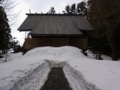 [遊佐][神社]鳥海山大物忌神社 蕨岡口之宮 拝殿