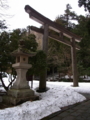 [遊佐][神社]鳥海山大物忌神社 蕨岡口之宮 二の鳥居