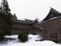 [遊佐][神社]鳥海山大物忌神社 吹浦口之宮 拝殿と本殿