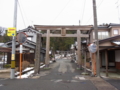 [遊佐][神社]鳥海山大物忌神社 吹浦口之宮 一の鳥居