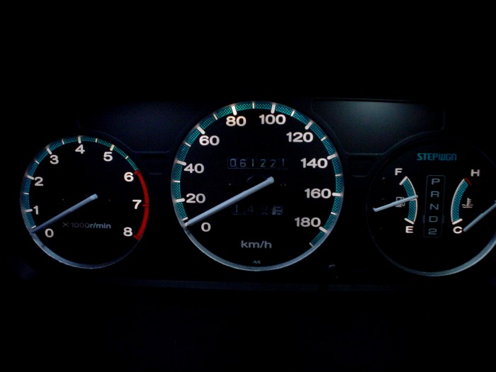 ステップワゴン メータパネル Led交換 吠えろ ８輪車