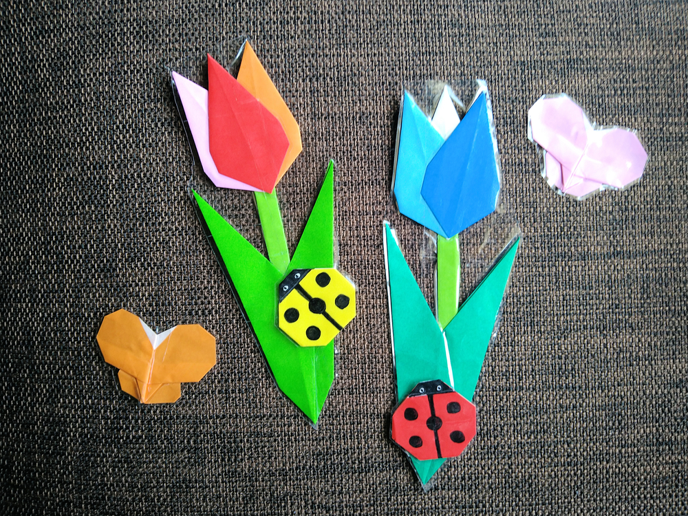 折り紙遊びは定期の我が家 エリエット ささやかな っ