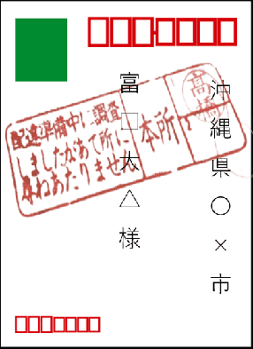 書き損じはがきイメージ