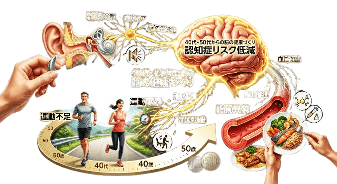 認知症リスク回避イメージ