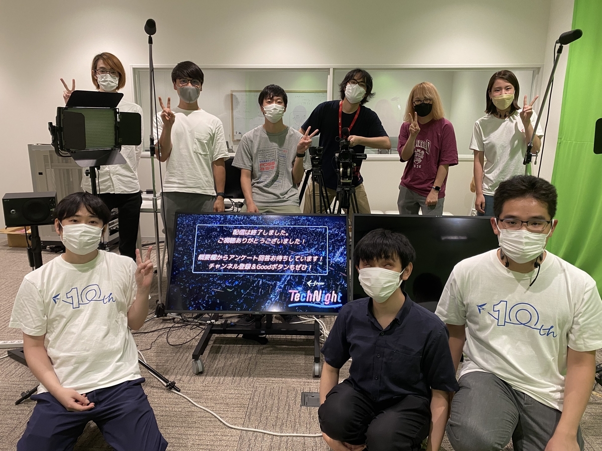 freee Tech Night 運営チーム集合写真