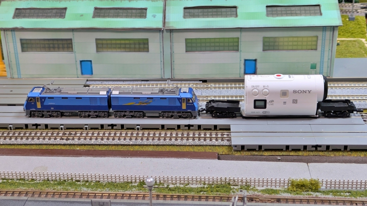 Nゲージ運転席展望】運転台生成AI合成×カメラカー！運転士目線で走るN