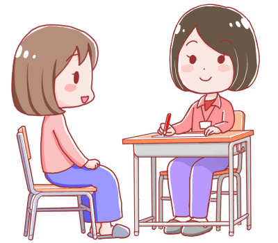入学前先生と連携